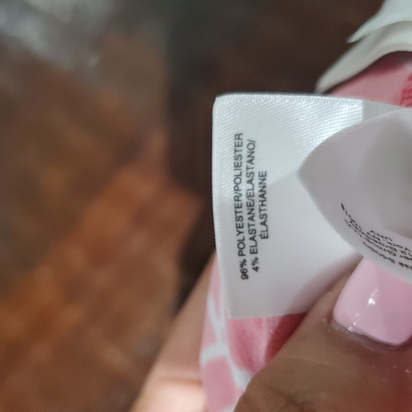 PAPPAGALLO WHITE PINK FLORAL DRESS STRETCH SIZE SMALL - Picture 7 of 7